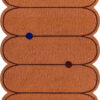 DYWAN Paris Terracotta wełniany, ręcznie tuftowany, zaprojektowany przez Malwinę Konopacką, brązowy, designerski styl, nagrodzony nagrodą Red Dot