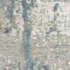 DYWAN Royal Grey Blue prostokątny, szaro-niebieska kolorystyka, mieszkanka wiskozy i akrylu, nowoczesny design, ekskluzywny