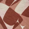 DYWAN Stones Cherry Mocha prostokątny, czerwono-różowa kolorystyka kolorystyka, nowoczesny wzór, premium
