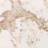 STÓŁ JADALNIANY Ruben o owalnym kształcie, ryflowana, brązowa podstawa, ceramiczny blat, nowoczesny styl, wyrafinowany