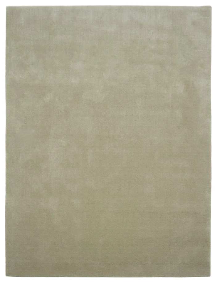 DYWAN NOBILE BEIGE wełniany, jednobarwny, jasnobeżowy, ręcznie wykonany, gruby 2 cm